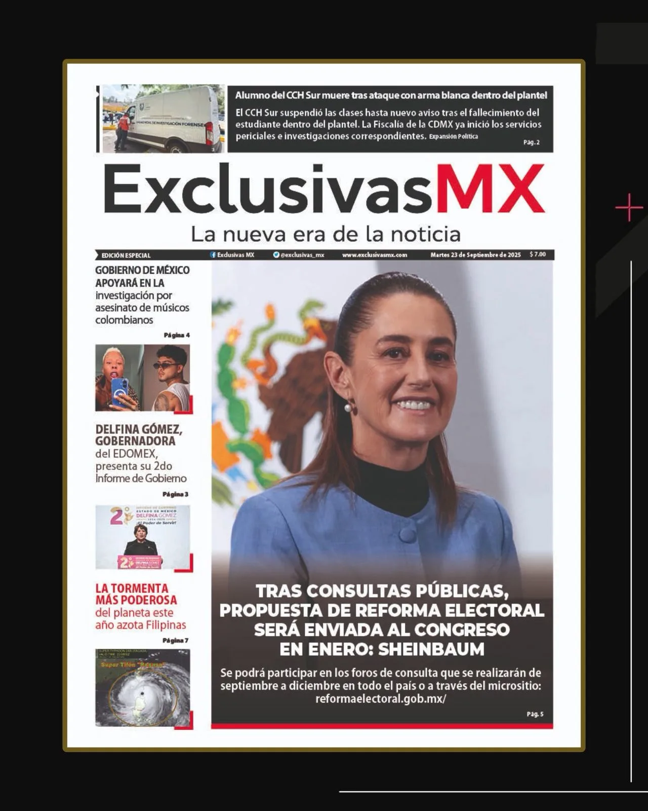 Boletín MX Martes 23 Septiembre