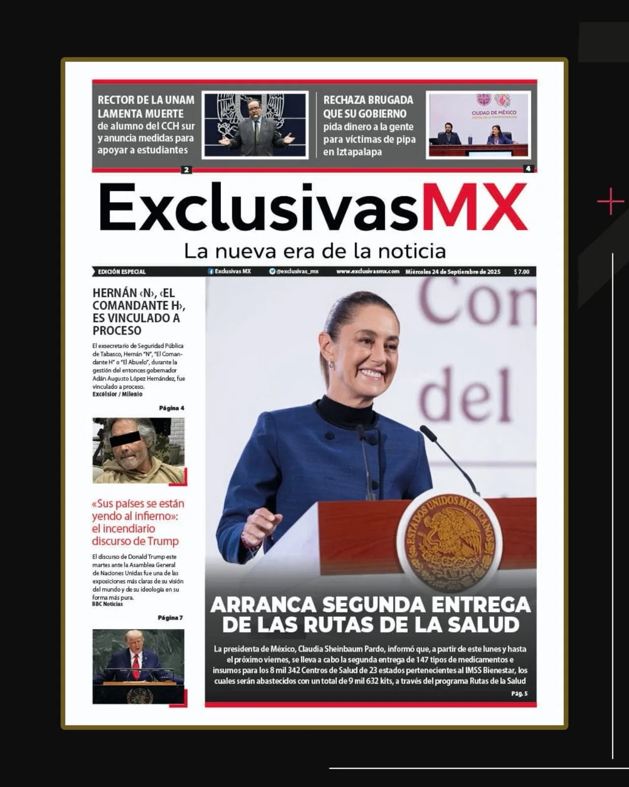 Boletín MX Miércoles 24 Septiembre