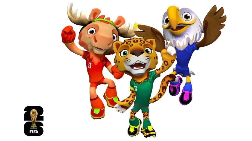 Se presenta el colorido trío de mascotas de la Copa Mundial de la FIFA 26